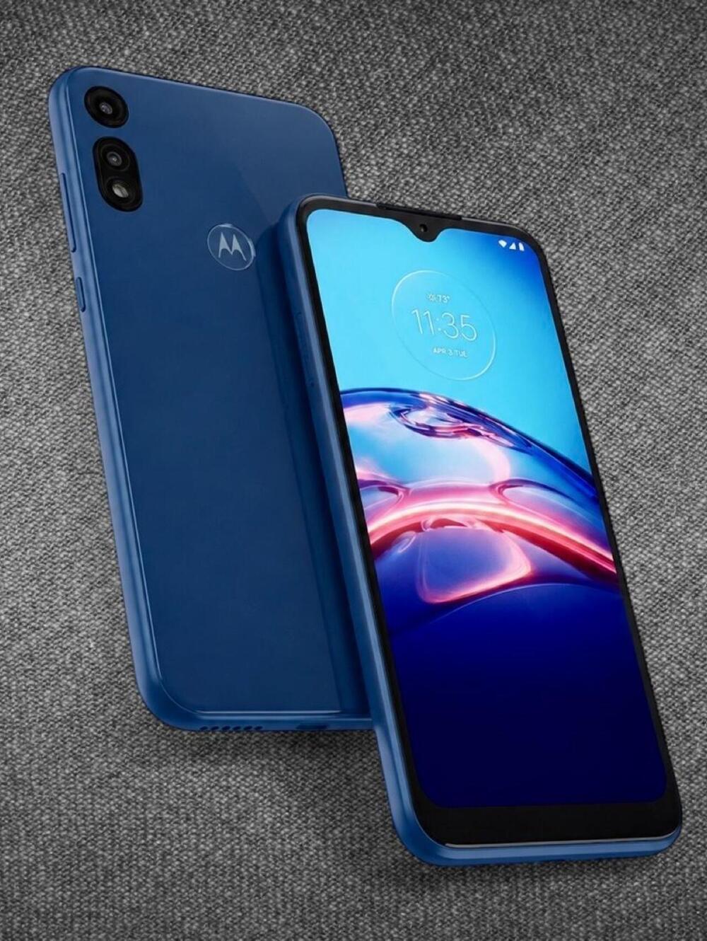 Motorola Moto E 2020 32GB Blue Unlocked Smartphone